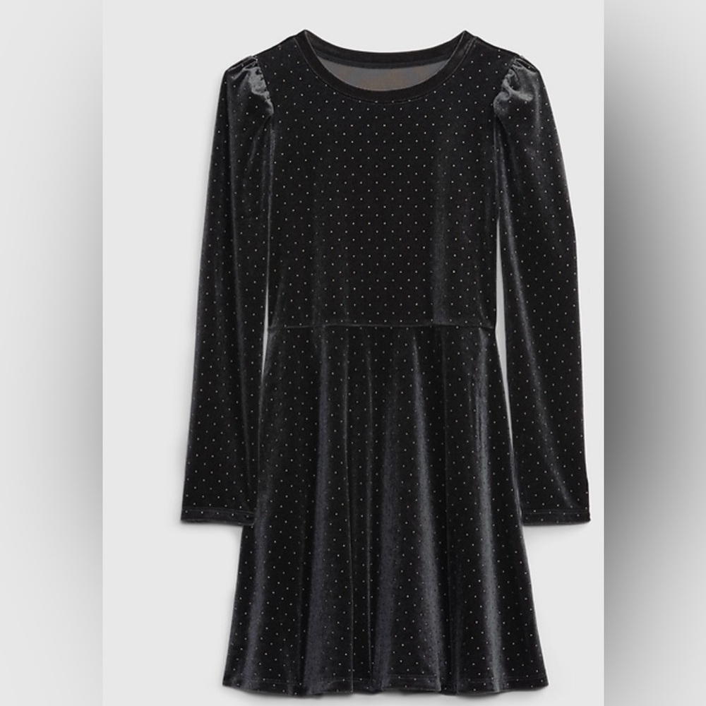 Girls Gap Velvet Dress - Picture 2 of 5